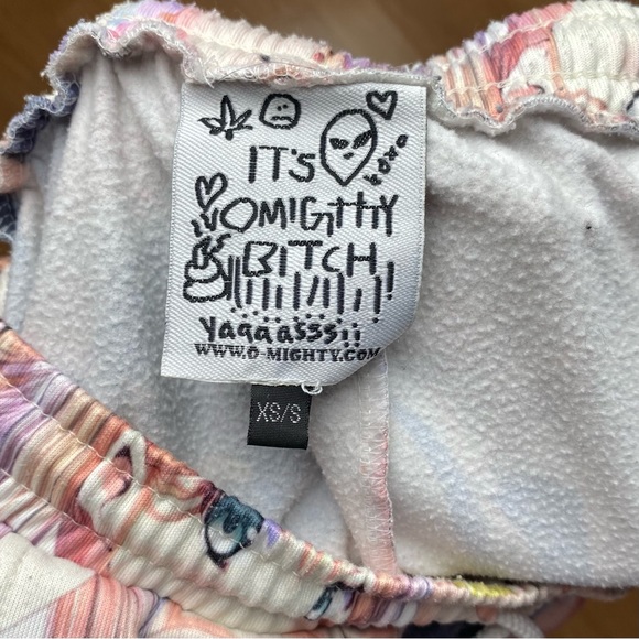 O-Mighty Hella Hentai Trackiez Sweats Joggers XS S Anime Manga - Picture 8 of 13